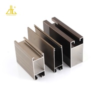 Rack de porte coulissante en aluminium 6063, fenêtre coulissante en aluminium, voie de canal pour le karaoké