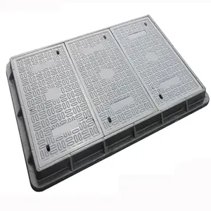 Professional Supplier Pavement Anti-settling Art Locking System Manhole Cover with Frame