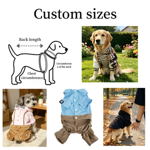 Custom Soft Comfortable Dog Outfit Pet Clothes for Puppies Small Medium Dogs Daily Casual <b>Walking</b> Wear - Product Image 2