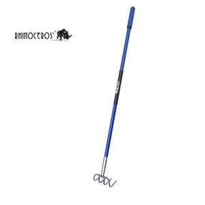 Râteau de jardin en fibre de verre Durable, produit fabriqué en chine, à longue poignée en acier de carbone, nœud de nœud, vente en gros - Product Image 2