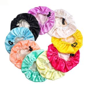 Wholesale Solid Colors Blank Double-layer Adjustable Printed Private Label <b>Braid</b> Bonnet Designer Bonnets Custom Promotion Gift - Product Image 2
