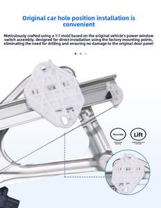 निसान के लिए इलेक्ट्रिक विंडो लिफ्टर विंडो रेग्युलेटर d21 1994-89, निसन पैटिडर 1987-1997 पिकअप 1995-1997 - Product Image 6