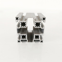 Ligne d'assemblage standard européenne profilés de tube en aluminium alliage 6063 6061 anodisé T-slot 4040 CNC extrusion d'aluminium industriel