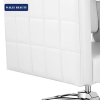 Wallybeauty Équipement de coiffure Mobilier de salon Chaise de coiffure noire Chaise de coiffure classique pour salon