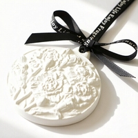 Coffret Cadeau en Stock : Diffuseur d'Huiles Essentielles en Céramique Parfumée, Plâtre Aromatique Écologique Fait Main, Fleur en Porcelaine pour Parfumer la Maison