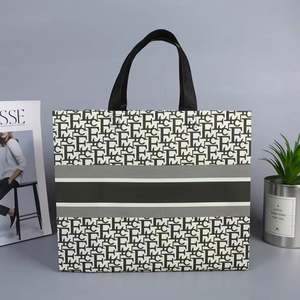 Sac de courses réutilisable en non-tissé avec logo personnalisé et impression, sac cadeau - Product Image 5