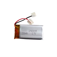 Prix d'usine de qualité supérieure 402535 330mah 3.7v batterie polymère pour GPS tracker lunettes espion 3.7v li polymère 500mah batterie