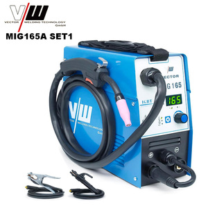 VECTOR EU STOCK Saldatrice Portatile MIG <span class=keywords><strong>MAG</strong></span> con e Senza Gas, Schermo Digitale, Inverter AC 230V, Saldatrici MIG165A - Product Image 1