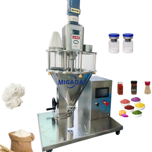Tabletop khô bột lọ điền máy có thể chai túi sữa mỹ phẩm hóa chất bột định lượng khoan trọng lượng và điền máy - Product Image 1