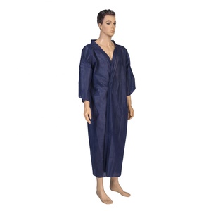 Bata de masaje de sauna de belleza no tejida Kimono desechable Albornoz desechable Vestido de baño - Product Image 3