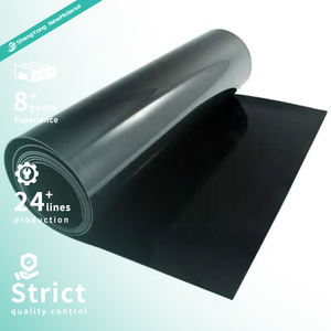 Géomembrane en HDPE noir pour <span class=keywords><strong>bassin</strong></span> <span class=keywords><strong>surélevé</strong></span> pour koï, revêtement <span class=keywords><strong>de</strong></span> <span class=keywords><strong>bassin</strong></span> à poissons <span class=keywords><strong>de</strong></span> <span class=keywords><strong>jardin</strong></span> et piscine préfabriquée, matériau résistant aux UV et durable - Product Image 1