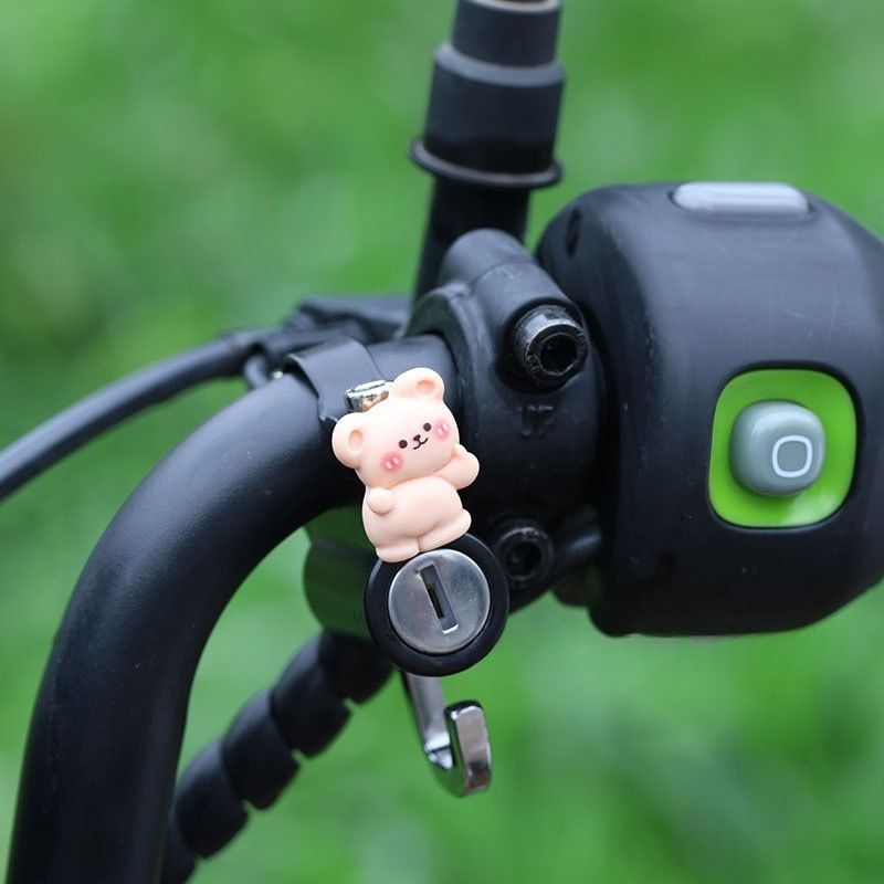 Poignée de verrouillage casque butt bear rose