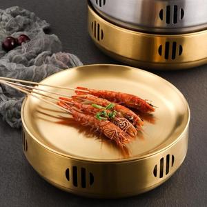 韩式不锈钢商用烧烤保温炉、蜡烛炉商用干锅加热炉 - Product Image 2