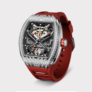 VLOVE Leisure Speed Pioneer Series <span class=keywords><strong>Montre</strong></span> mécanique automatique Ceinture en caoutchouc Montres de sport lumineuses pour hommes - Product Image 4