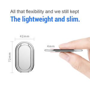 Penyangga Cincin Ponsel, Penyangga Jari, Rotasi 360 Derajat, Pegangan Cincin Ponsel Logam, Penyangga Ponsel Lipat untuk Dudukan Magnetik Mobil - Product Image 3