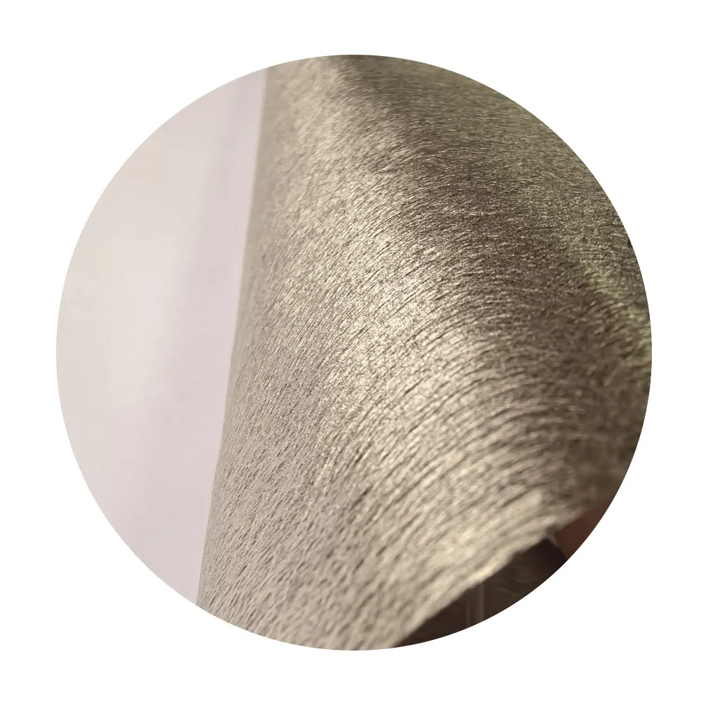 Anti-interferência padrão aleatório material de cobre e níquel material de proteção condutora tecido não tecido para atirar em um alvo