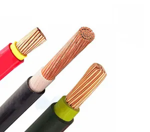 Câbles et fils 300/500V Câbles électriques gainés isolés en PVC à noyau de cuivre unique