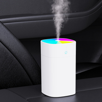 400ML grande capacité humidificateur d'air avec lumière sans bruit diffuseur humidificateurs Mini bureau pour voiture travail à domicile