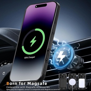 Fundas <span class=keywords><strong>de</strong></span> Fibra <span class=keywords><strong>de</strong></span> Carbono Forjado Real 3K con Acabado Brillante y Colorido para <span class=keywords><strong>iPhone</strong></span> <span class=keywords><strong>12</strong></span> a 16 Pro Max Plus, Compatibles con Carga Inalámbrica - Product Image 6