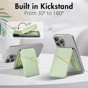 Porte-cartes portefeuille en cuir détachable avec support Portefeuille magnétique personnalisé formagsafe pour Iphone 12 13 <span class=keywords><strong>14</strong></span> 15 16 17 <span class=keywords><strong>Pro</strong></span> <span class=keywords><strong>Max</strong></span> - Product Image 4
