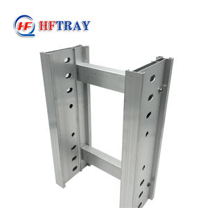 Chemin de câbles de type échelle, fabrication OEM/ODM personnalisée en Chine, acier, aluminium, galvanisé, vente en gros - Product Image 6