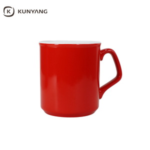 Tasses en céramique OEM 285 ml personnalisables en grès, glaçure mate pleine couleur, logo personnalisé, design de couleur, tasses à café en céramique - Product Image 4