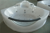 Douche d'angle en acrylique de luxe pour la maison, baignoire pour 2 personnes, jets de bain, spa, massage, baignoire à remous