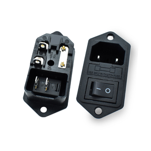 Prise de courant en <span class=keywords><strong>laiton</strong></span> AC-01 avec interrupteur à bascule KCD1 Prise électrique industrielle à 2 broches IP44/54 pour les normes sud-africaines et européennes - Product Image 2