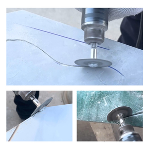 Livraison rapide, lame de coupe diamantée super fine, mini lame de scie diamantée de 45 mm avec tige ronde pour la porcelaine et le grès - Product Image 5