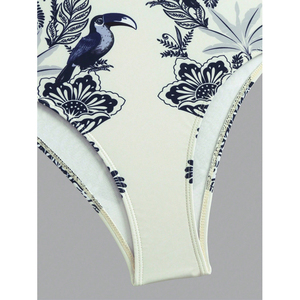 <span class=keywords><strong>Maillot</strong></span> <span class=keywords><strong>de</strong></span> <span class=keywords><strong>bain</strong></span> une pièce imprimé bleu avec jupe, style bikini, pour femme, idéal pour les sources chaudes - Vente en gros - Product Image 6