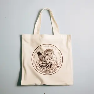 High Quality Factory Price Cotton Tote Bag With Embroider Custom Shopping Bag Large Capacity Custom Size