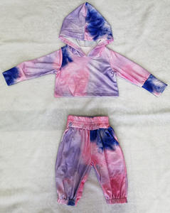 Ropa Casual de Otoño para Niñas, Conjunto Deportivo de 2 Piezas, Sudadera con Capucha de Manga Larga, Pantalones Jogger, Chándal Tie Dye para Niñas Pequeñas y Grandes - Product Image 3