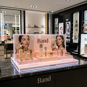 Exhibidor de Acrílico de Lujo Personalizado para Perfumes, Exhibidor de Cosméticos para Mostrador, Exhibidor de Productos para el Cuidado de la Piel, Soporte para Maquillaje - Product Image 3