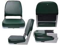 Siège de bateau pliable vert foncé, imperméable, siège de capitaine marin, siège de bateau pliable économique pour petit bateau de pêche