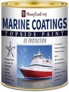 <span class=keywords><strong>Marine</strong></span> Topside Paint Battleship Grey 32oz avec apprêt pour la protection <span class=keywords><strong>de</strong></span> la ligne <span class=keywords><strong>de</strong></span> flottaison en bois et métal en <span class=keywords><strong>fibre</strong></span> <span class=keywords><strong>de</strong></span> <span class=keywords><strong>verre</strong></span> - Product Image 3