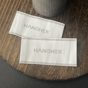 Chất Lượng Cao Tùy Chỉnh Logo Dệt Quần Áo Nhãn Cao Tùy Chỉnh Trung Tâm Gấp Thương Hiệu Thẻ Cho Hàng May Mặc In Kỹ Thuật - Product Image 2