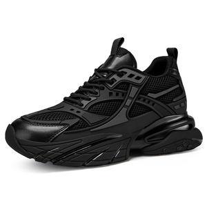 รองเท้าผ้าใบเพิ่มความสูง 6.8 ซม. สำหรับผู้ชาย ฤดูร้อน/ฤดูใบไม้ร่วง ดูดซับแรงกระแทก พื้นหนา ระบายอากาศดี สไตล์ลำลอง ทันสมัย รองเท้าทรง Dad Shoes ซับในตาข่าย - Product Image 6