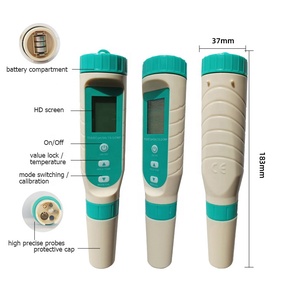 Yüksek Doğruluklu 0.05 Su Test Cihazı Arkadan Aydınlatmalı LCD Değiştirilebilir Prob 7'si 1 Arada <span class=keywords><strong>PH</strong></span>/TDS/EC/Tuz/Sıcaklık/ORP/S.G Ölçer - Product Image 5