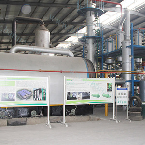 Máquina de pirólisis y destilación de proceso de craqueo catalítico de plásticos de desecho de última tecnología para obtener combustible diésel - Product Image 1