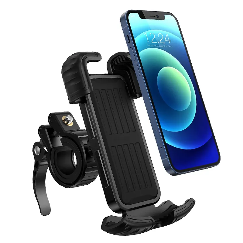Amazon same high quality universal metal Motorcycle bracket electric bike mobile phone mount Bicycle bike phone holder