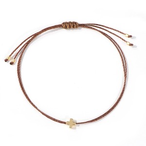 Thời Trang Mới Thiết Kế Đồ Trang Sức Làm Bằng Tay Có Thể Điều Chỉnh Bện Dây Vòng Đeo Tay Vàng Trái Tim Quyến Rũ Dệt Vòng Đeo Tay Cho Phụ Nữ - Product Image 5