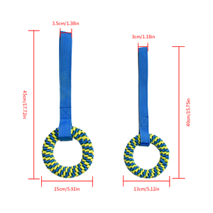 Kangdarpet Modern Luxury Interactive <b>Dog</b> <b>Tug</b> <b>Toy</b> with Rubber & PP Polyester Dental Chew for Indoor/Outdoor Play & Training - Product Image 3