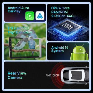 <span class=keywords><strong>Autoradio</strong></span> Android 9 pouces 10 pouces <span class=keywords><strong>2</strong></span> <span class=keywords><strong>DIN</strong></span>, GPS, lecteur audio FM, processeur de signal numérique, écran tactile, navigation - Product Image 3