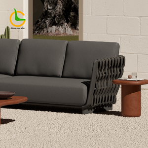 Set di Mobili <span class=keywords><strong>da</strong></span> Giardino in Alluminio per Esterni con Design Moderno, Ecologico e Resistente ai Raggi UV, per Hotel, Cortili e Soggiorni - Product Image 6