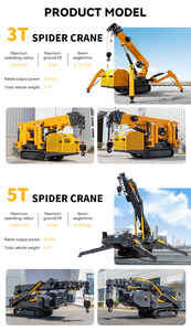 رافعة عنكبوتية صغيرة بذراع دوار كامل تعمل بالديزل والكهرباء بسعة 3 و5 و8 و10 أطنان للبيع من المصنع - Product Image 5