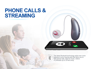 Audífonos JINGHAO <span class=keywords><strong>DW5</strong></span> Inteligentes y Autoajustables, Audífonos Digitales Recargables Programables OTC con Bluetooth - Product Image 5