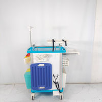 Carrito de Emergencia para Hospital y Clínica 750*480*920mm con 2 Puertas y 3 Cajones