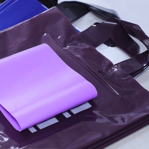 Bolsas de Mano Blancas Personalizadas al por Mayor, de LDPE/PE, con Asa Suave, HDPE GRS Biodegradable, Acabado Superior para Promoción en <span class=keywords><strong>Supermercados</strong></span> - Product Image 4