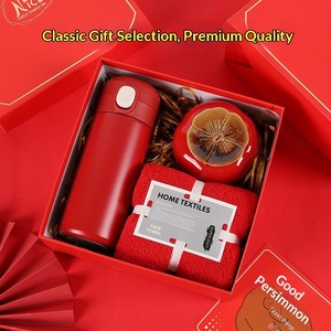 New Year Annual Meeting Business Opening Customized Paper Lovable Wind Ha ha Bear Companion <strong>Gift</strong> Set OEM Brand CN Company - Product Image 2