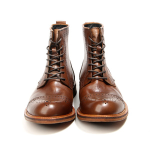 Bottes Chukka Solides à Lacets en Cuir Véritable, Bout Rond, Talon Plat, Résistance à l'Abrasion 1CM-3CM - Product Image 2